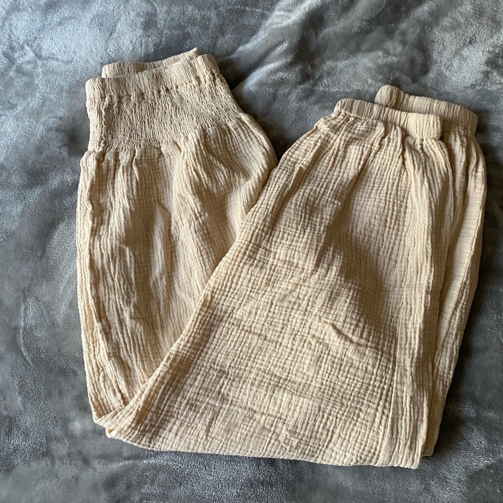 Cotton Beach Pants Size L